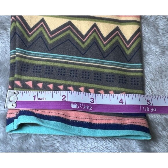 LuLaRoe Leggings Womens Size T/C Aztec Pattern Multicolor Tall Curvy Stretch - Picture 10 of 10